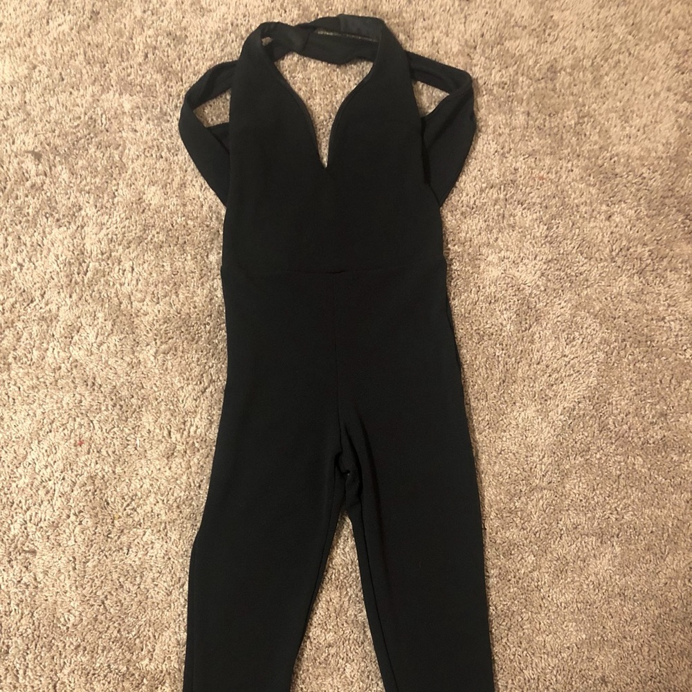 Cross back jumpsuit